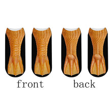 Load image into Gallery viewer, Fashion 3D Printing Animal Paw Socks Tiger Leopard Cat Cute Fun Harajuku Happy Socks For kids Summer Women Cotton Low Ankle Socks