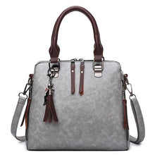 Load image into Gallery viewer, PU Leather Handbag For Women Girl Fashion Tassel Messenger Bags With Ball Bolsa Female Shoulder Bags Ladies Party Crossby Bag