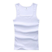 Load image into Gallery viewer, 2020 Summer Plus Size Men Clothing Tank Tops Black White Gray Singlets Sleeveless Fitness Men Vest Casual Bodybuilding Vest New