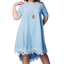 Load image into Gallery viewer, 5XL 6Xl Plus Size Summer Dress Women Casual Summer Mini Backless Lace Dress Tassel Sexy Beach Dresses Party Vestidos