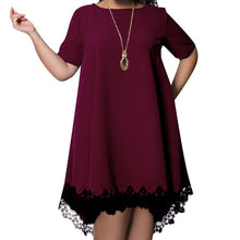 Load image into Gallery viewer, 5XL 6Xl Plus Size Summer Dress Women Casual Summer Mini Backless Lace Dress Tassel Sexy Beach Dresses Party Vestidos