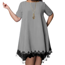 Load image into Gallery viewer, 5XL 6Xl Plus Size Summer Dress Women Casual Summer Mini Backless Lace Dress Tassel Sexy Beach Dresses Party Vestidos