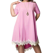 Load image into Gallery viewer, 5XL 6Xl Plus Size Summer Dress Women Casual Summer Mini Backless Lace Dress Tassel Sexy Beach Dresses Party Vestidos