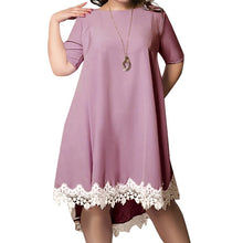 Load image into Gallery viewer, 5XL 6Xl Plus Size Summer Dress Women Casual Summer Mini Backless Lace Dress Tassel Sexy Beach Dresses Party Vestidos