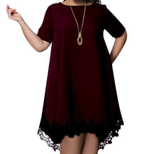 Load image into Gallery viewer, 5XL 6Xl Plus Size Summer Dress Women Casual Summer Mini Backless Lace Dress Tassel Sexy Beach Dresses Party Vestidos