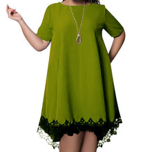 Load image into Gallery viewer, 5XL 6Xl Plus Size Summer Dress Women Casual Summer Mini Backless Lace Dress Tassel Sexy Beach Dresses Party Vestidos