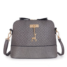 Load image into Gallery viewer, 2020 Women Messenger Bags Fashion Mini PU Leather Bag With Deer Toy Shell Shape Bag Women Shoulder Bags Ladies Zipper Handbag