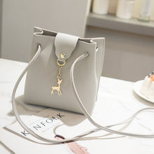 Load image into Gallery viewer, 2020 Women Messenger Bags Fashion Mini PU Leather Bag With Deer Toy Shell Shape Bag Women Shoulder Bags Ladies Zipper Handbag