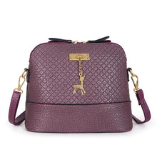 Load image into Gallery viewer, 2020 Women Messenger Bags Fashion Mini PU Leather Bag With Deer Toy Shell Shape Bag Women Shoulder Bags Ladies Zipper Handbag