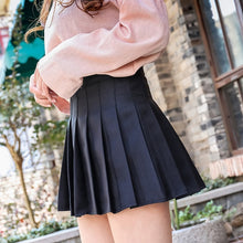 Load image into Gallery viewer, XS-XXL High Waist Women's Skirts Striped Pleated Skirt Elastic Waist Female Skirts Sweet Mini Skirts Dance Skirt Plaid Skirt y2k
