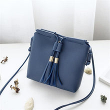 Load image into Gallery viewer, PU Leather Handbag For Women Girl Fashion Tassel Messenger Bags With Ball Bolsa Female Shoulder Bags Ladies Party Crossby Bag