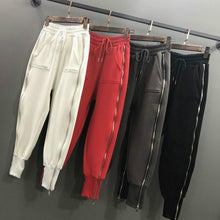 Load image into Gallery viewer, Plus Size Loose Harem Pants Zipper Sweatpants Casual Capri Leggings 2020 Fall Korean-Style Cargo Pants Women Hip Hop Trousers