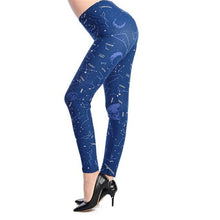 Load image into Gallery viewer, YRRETY Plus Size 2021 Print Legging Women Universe Galaxy Printing Leggins Pants Elasticity Space Tie Dye Legging High Quality