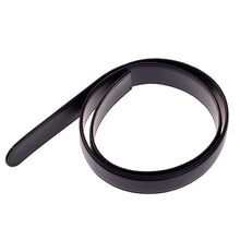 Load image into Gallery viewer, Men Belt Luxury Men's Leather Automatic Ribbon Waist Strap Belt Without Buckle Black Cloth Accessories Black Color Elegent 2021