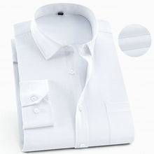 Load image into Gallery viewer, Plus Large Size 8XL 7XL Men's Fashion Casual Long Sleeved Shirt Slim Fit Male Social Business Dress Shirt Brand Men Clothing
