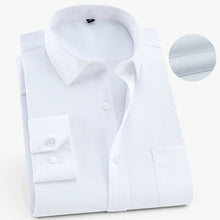 Load image into Gallery viewer, Plus Large Size 8XL 7XL Men's Fashion Casual Long Sleeved Shirt Slim Fit Male Social Business Dress Shirt Brand Men Clothing