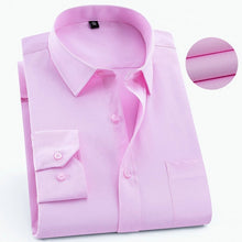Load image into Gallery viewer, Plus Large Size 8XL 7XL Men's Fashion Casual Long Sleeved Shirt Slim Fit Male Social Business Dress Shirt Brand Men Clothing
