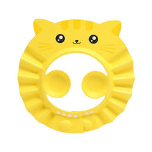 Load image into Gallery viewer, Baby Shower Cap Adjustable Hair Wash Hat for Newborn Infant Ear Protection Safe Children Kids Shampoo Shield Bath Head Cover