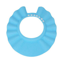 Load image into Gallery viewer, Baby Shower Cap Adjustable Hair Wash Hat for Newborn Infant Ear Protection Safe Children Kids Shampoo Shield Bath Head Cover