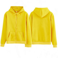 Load image into Gallery viewer, Plus Size Couple Hoodies Women Harajuku Streetwear Oversized Zip Up Sweatshirt Clothing Korean Style Long Sleeve Tops