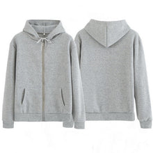 Load image into Gallery viewer, Plus Size Couple Hoodies Women Harajuku Streetwear Oversized Zip Up Sweatshirt Clothing Korean Style Long Sleeve Tops