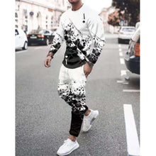 Load image into Gallery viewer, Summer Men's Trend Clothing 3d Printing Kk Casual Men's Long-sleeved T-shirt Set Round Neck Plus Size Street Sports Pants Men's
