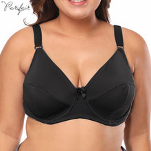 Load image into Gallery viewer, PariFairy E cup Big Size Bralette Ultrathin Polyester Underwired Bra Plus size 44E 46E 48E 42F 44F 46F 48F 50F 52F