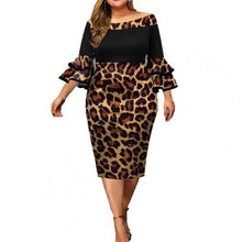 Load image into Gallery viewer, Sheath Dress Skin-friendly Evening Dress Casual Plus Size Great Wear Resistant Lady Sheath Dress