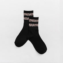 Load image into Gallery viewer, Women Socks Cotton Seamless Leopard Sock Soft Skin-friendly High Quality Sleeping Middle Tube Socks Winter Hot Sale BANNIROU