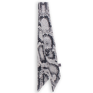 2019 Leopard Snake Skin Print New Bag Skinny Silk Scarf For Women Luxury Foulard Women Tie Fashion Head Scarves For Ladies H1053