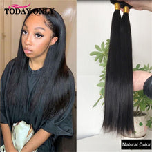 Load image into Gallery viewer, TODAY ONLY Malaysian Straight Hair Bundles 1/3/4 Bundles #1B/2/4/27/33/613 Remy Hair Extensions Human Hair Color Weave Bundles
