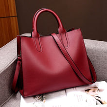 Load image into Gallery viewer, Sales Promotion!Casual Women Genuine Leather Bag Big Women Shoulder Bags Luxury Messenger Bags handbag Female High Quality Tote
