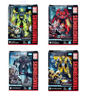 Hasbro Transformers Toys Studio Series 01 02 03 04 Deluxe Class Transformers Bumblebee Stinger Ratchet Crowbar Action Figure Toy