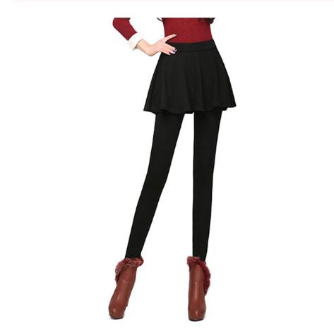Plus Size Women's Leggings Fitness  Joggers Solid Skirts Pants Casual Skinny Footless Legging Female Pencil Pants Black DD8237