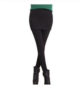 Plus Size Women's Leggings Fitness  Joggers Solid Skirts Pants Casual Skinny Footless Legging Female Pencil Pants Black DD8237