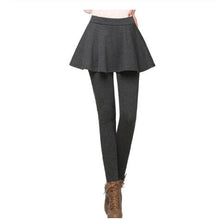 Load image into Gallery viewer, Plus Size Women&#39;s Leggings Fitness  Joggers Solid Skirts Pants Casual Skinny Footless Legging Female Pencil Pants Black DD8237

