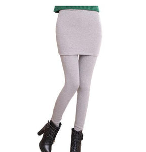 Plus Size Women's Leggings Fitness  Joggers Solid Skirts Pants Casual Skinny Footless Legging Female Pencil Pants Black DD8237