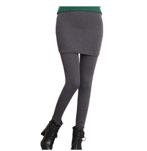 Plus Size Women's Leggings Fitness  Joggers Solid Skirts Pants Casual Skinny Footless Legging Female Pencil Pants Black DD8237