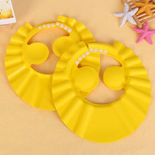 Load image into Gallery viewer, Baby Shower Caps Shampoo Cap Wash Hair Kids Bath Visor Hats Adjustable Shield Waterproof Ear Protection Eye Children Hats Infant
