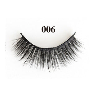 5 Pairs of 3D False Eyelashes To Make Thick Eyelashes with Three-dimensional Protein Filaments