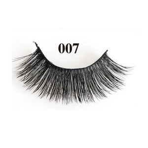 5 Pairs of 3D False Eyelashes To Make Thick Eyelashes with Three-dimensional Protein Filaments