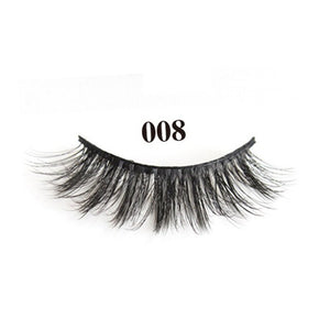 5 Pairs of 3D False Eyelashes To Make Thick Eyelashes with Three-dimensional Protein Filaments