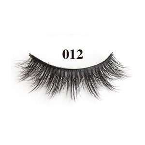 5 Pairs of 3D False Eyelashes To Make Thick Eyelashes with Three-dimensional Protein Filaments