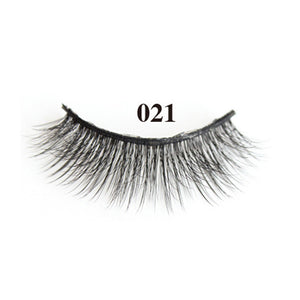 5 Pairs of 3D False Eyelashes To Make Thick Eyelashes with Three-dimensional Protein Filaments