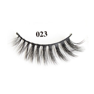 5 Pairs of 3D False Eyelashes To Make Thick Eyelashes with Three-dimensional Protein Filaments