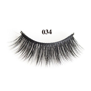 5 Pairs of 3D False Eyelashes To Make Thick Eyelashes with Three-dimensional Protein Filaments