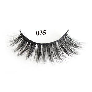 5 Pairs of 3D False Eyelashes To Make Thick Eyelashes with Three-dimensional Protein Filaments