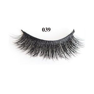 5 Pairs of 3D False Eyelashes To Make Thick Eyelashes with Three-dimensional Protein Filaments