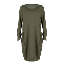 Load image into Gallery viewer, Women Casual Loose Dress with Pocket Ladies Fashion O Neck Long Tops Female T Shirt Dress Streetwear Plus Size 5XL vestidos
