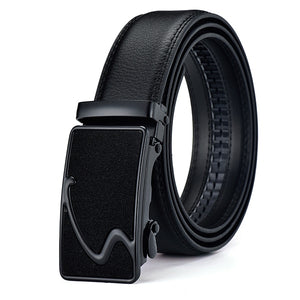 [DWTS]Genuine Leather Belts For Men Automatic Male Belts Cummerbunds Leather Belt Men dropshipping Black Belts cinturon hombre